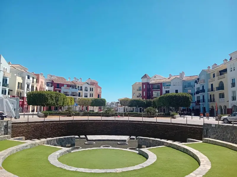 La Torre resort town centre plaza with cafés and shops
