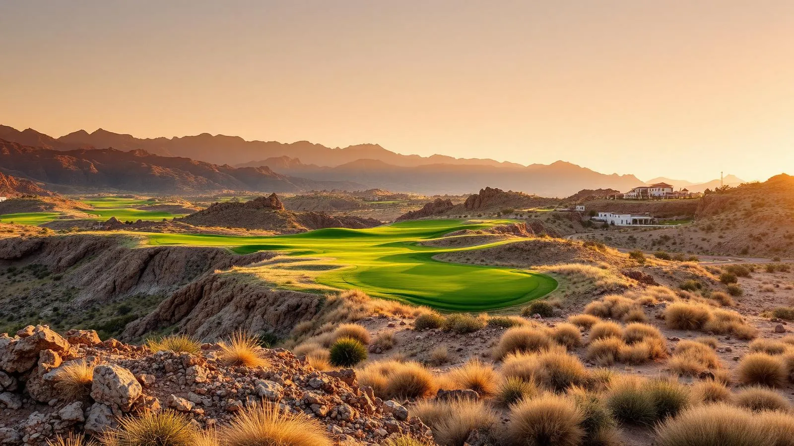 El Valle Golf Resort dramatic fairway through the Murcia hills